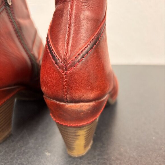 PIKOLINOS Red Ankle Boots - Picture 10 of 16